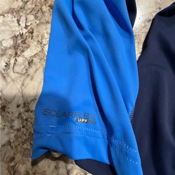 Simms Men's Two-Tone Blue Rash Guard - Picture 4 of 4